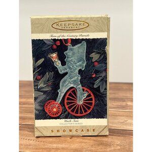 1996 HALLMARK KEEPSAKE ORNAMENT QK1084 UNCLE SAM ON TRICYCLE WITH BELL PARADE